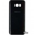 Задня панель корпусу для Samsung G955F Galaxy S8 Plus, чорний колір, оригінал (PRC), midnight black