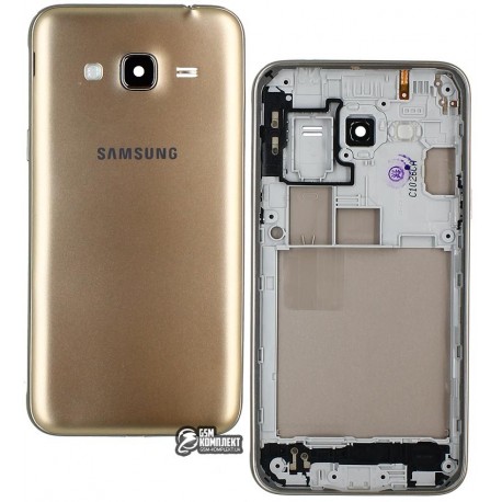 Корпус для Samsung J320H/DS Galaxy J3 (2016), золотистий