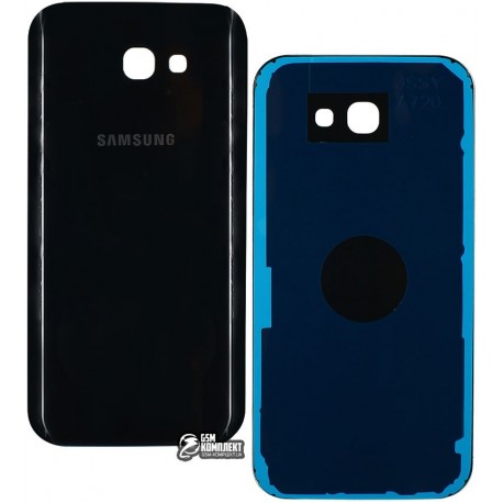 Задняя панель корпуса для Samsung A720F Galaxy A7 (2017), черная
