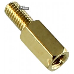 Стойка шестигранная 8 мм высота, М3 винт-гайка Стойка шестигранная 8 мм высота, М3 винт-гайка