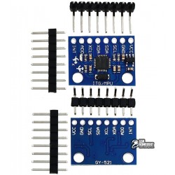GY-521 MPU-6050 датчик ускорения, 3-осевой гироскоп и трехосевой акселерометр для ARDUINO