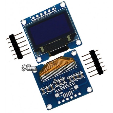 Модуль OLED 128x64 0.96 дюйма, SPI интерфейс, белый Модуль OLED 128x64 0.96 дюйма, SPI интерфейс, белый