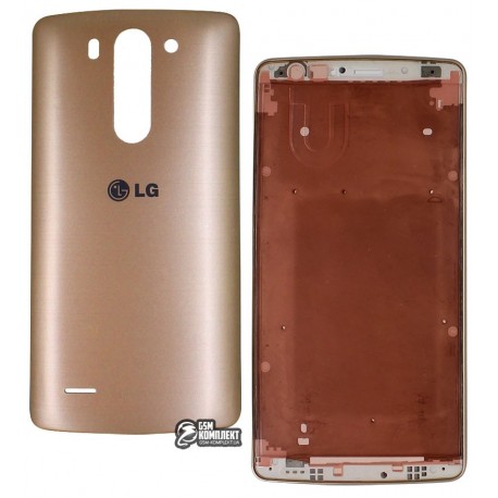 Корпус для LG G3s D724, золотистий