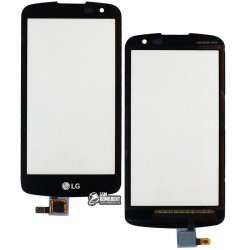 Тачскрин для LG K4 K120E, K4 K121, K4 K130E, черный, тип 3, #STEAQ00GS