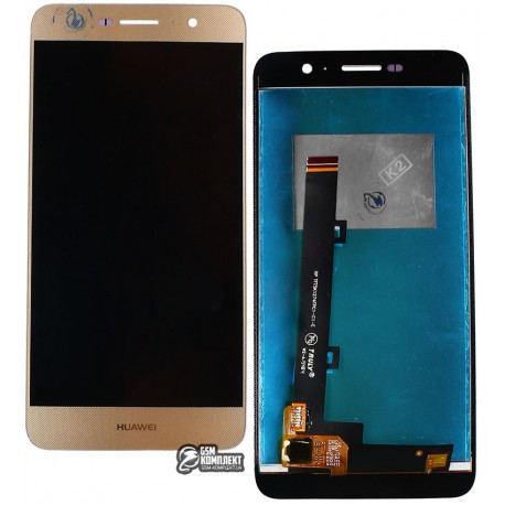 Дисплей для Huawei Enjoy 5, Y6 Pro, золотистый, с сенсорным экраном (дисплейный модуль)