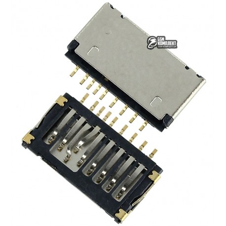 Коннектор карты памяти для Nomi i5010 Evo M, original