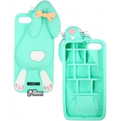 Чехол защитный Moschino Кролик для iPhone 7, силиконовый