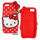 Чехол 3D Hello Kitty для iPhone 5/5S красный