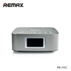 Колонка Remax RB-H3 3 in 1 BT3.0 Speaker with Alarm Clock/ Silver