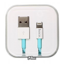 Кабель Lightning - USB, Hoco X8, для iPhone 5/6/7, круглый, 1 метр