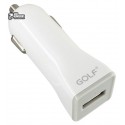 Автомобильное зарядное устройство Golf GF-C1M, USB + micro-USB кабель