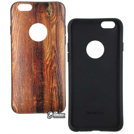 Чехол HOCO Element series Wood Graine for iPhone6/6S (Crude Wood)