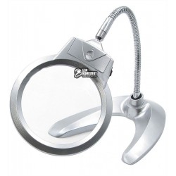 Линза настольная с подсветкой MG4B-9 с LED-подсветкой 2.25X, 5X, D100мм