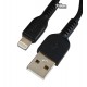 Кабель Lightning - USB, Hoco X13 Easy Charged, для iPhone 5/6/7, круглый, 1 метр, 2,4А