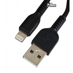 Кабель Lightning - USB, Hoco X13 Easy Charged, для iPhone 5/6/7, круглый, 1 метр, 2,4А Кабель Lightning - USB, Hoco X13 Easy Charged, для iPhone 5/6/7, круглый, 1 метр, 2,4А
