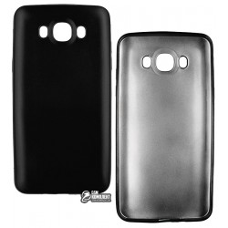Чехол защитный для Samsung J710 Galaxy J7 (2016), матовый силиконовый, черный