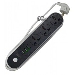 Удлинитель Ldnio SC3301 (Universal, 2500W, 10A, длина шнура: 1.6m, 3usb port, 3.1A) Удлинитель Ldnio SC3301 (Universal, 2500W, 10A, длина шнура: 1.6m, 3usb port, 3.1A)