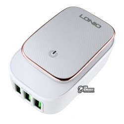 Сетевые зарядные устройства Ldnio A3305 c MicroUSB (3usb port 3,4A с подсветкой)