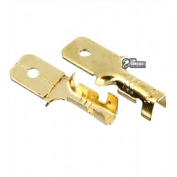 FASTON 6.3mm папа на кабель ножевая клемма FASTON 6.3mm папа на кабель ножевая клемма