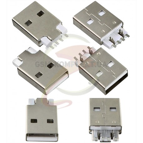 Штекер USB-A SMD USB-114