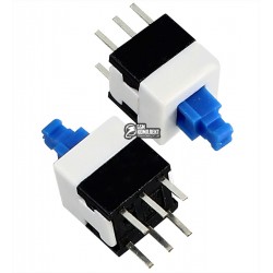 Микрокнопка PSB-800 (304) 6 pin 8х8мм, c фиксацией