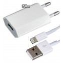 Зарядний пристрій Voltex для Apple iPhone 5/6/7 c Lightning кабелем