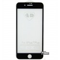 Захисне скло 4D Glass для iPhone 7 Plus / 8 Plus, 3D, 0,3 мм 9H, чорний колір