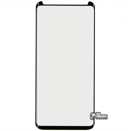 Закаленное защитное стекло Tiger Glass для Samsung G955 Galaxy S8 Plus, 0,3мм, 3D, черное