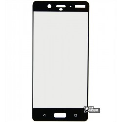 Закаленное защитное стекло для Nokia 8 Dual Sim, 0,25 мм, 2.5D, 9H, черное