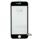Защитное стекло 4D Glass для iPhone 7 / 8, SE (2020), 3D, 0,3 мм 9H, черное