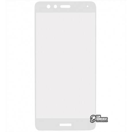 Закаленное защитное стекло для Huawei P10 Lite, 0,26 мм 9H, 2.5D, белое