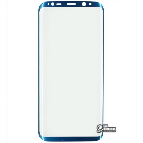 Закаленное защитное стекло Nkobee для Samsung G955 Galaxy S8 Plus, 0,3мм, 3D, синее