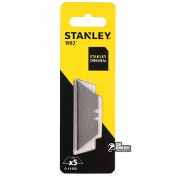 Лезвия Stanley трапецевидные "1992", длина 62мм, 5шт