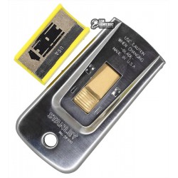 Скребок Stanley для стекла, сменные лезвия, шир. 60мм, L=170мм