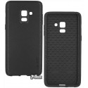 Чехол для Samsung A730 Galaxy А8 Plus, /GP-A730KDCPBAA, силиконовый, черный (8809468089556)