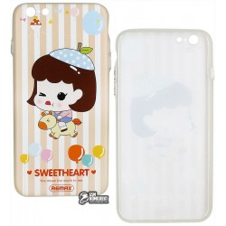 Чехол защитный Remax Embossed для iPhone 6 Plus / 6S Plus, силиконовый, с рисунком Чехол защитный Remax Embossed для iPhone 6 Plus / 6S Plus, силиконовый, с рисунком