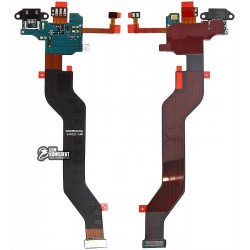 Шлейф для Xiaomi Mi Note, микрофона, коннектора зарядки, с компонентами