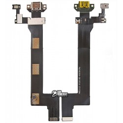 Шлейф для Meizu Pro 5, коннектора зарядки, с компонентами