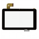Тачскрин для China-Tablet PC 7 , Orion TP700, Texet TM-7016, TM-7026, емкостный, черный, 36 pin, (188*116 mm), (E-C7009-03/1164/PINGBO)
