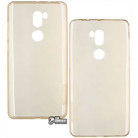 Чехол защитный Nillkin для Xiaomi Mi5s Plus - силиконовый, прозрачно-коричневый