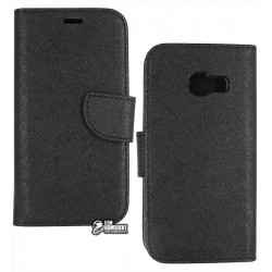 Чехол для Samsung A320 Galaxy A3 (2017), TOTO Mercury, книжка, черная