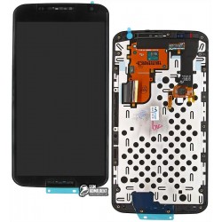 Дисплей для Motorola XT1100 Nexus 6 Google, чорний, з сенсорним екраном (дисплейний модуль)