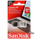 Флешка 64 Gb SanDisk Cruzer Fit USB Flash