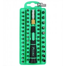 Викрутка з бітами Pro'sKit SD-9828, T04, T03, T05H, T06H, T20H, T07H, T08H, T09H, T10H, T15H, S1, S2, S0, PH000, PH00, PH0, PH1, PH2, M3, M3. 5, M4, ...