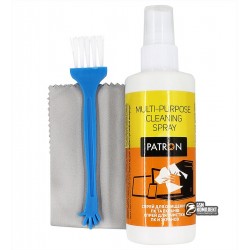Набор для чистки экранов PATRON (щетка, микрофибра, спрей)