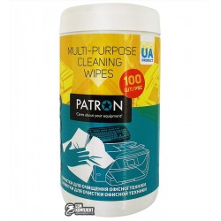 Салфетки для оргтехники PATRON Туба 100 шт. (F3-028)