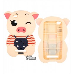 Чехол защитный 3D для Xiaomi Redmi 4a, силиконовый, свинья