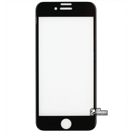 Закаленное защитное стекло DIGI Glass Screen для iPhone 6 / 6s / 7 / 8, черное, 3D, 0.26мм, 9H