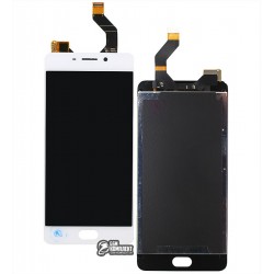 Дисплей для Meizu M6 Note, белый, с сенсорным экраном, original (PRC)