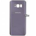 Задня панель корпусу для Samsung G950F Galaxy S8, сірий колір, оригінал (PRC), orchid gray